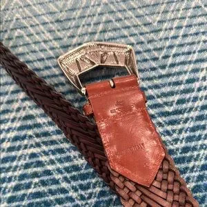 Etro | Accessories | Etro Brown And Silver Braided Leather  display picture 2